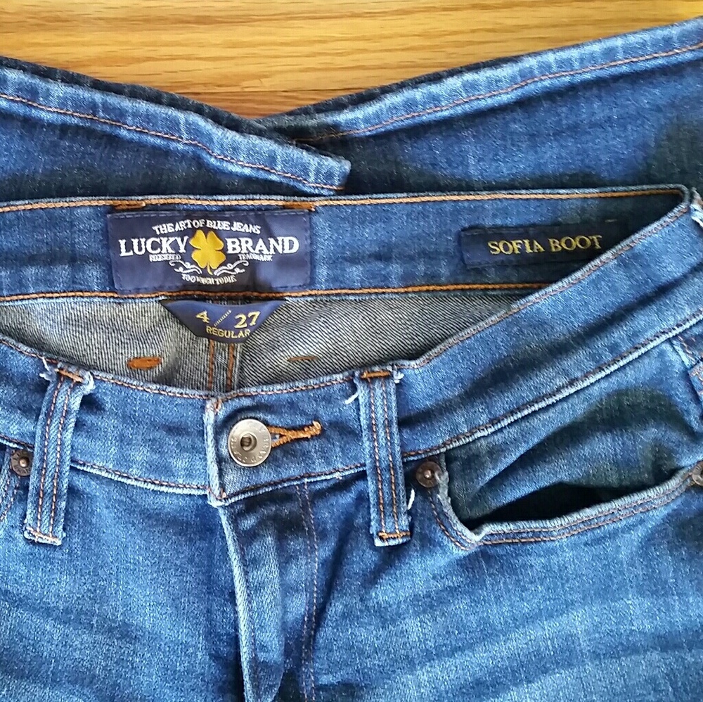 🍁SALE Lucky Brand Sofia Boot Cut - Size 4